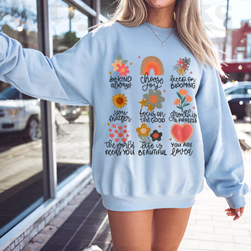 Positive Affirmations Sweatshirt – Cozy, Motivational Apparel to Inspire Confidence